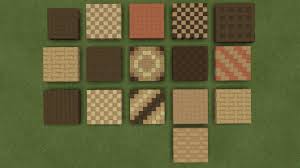 We're a community of creatives sharing everything minecraft! I Think Flooring Is My Favorite Use For Stripped Wood The Ones With Horizontal Patterns Are My Favo Minecraft Crafts Minecraft Designs Minecraft Banner Designs