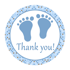 Give thanks with these printable thank you cards that your kids can color! Free Printable Baby Shower Thank You Cards Tablon