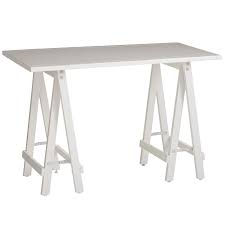 Sawhorse Desk White Pier1 Us Sawhorse Desk Antique Desk Home Office Furniture