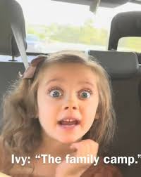 Jessa and Ben took their five to Joy's in-laws' family camp for a day.  Video in comments. The kids didn't seem to be in danger as much as the  Forsyth kids, but