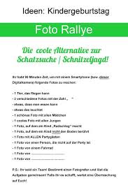 Foto Rallye Kindergeburtstag Kinder Geburtstag Kindergeburtstag Teenager Geburtstag