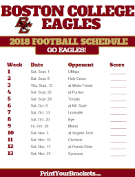 Ad martin jarmond must decide that now. 2018 Printable Boston College Eagles Football Schedule Oklahoma Football Sooners Usc Trojans Football