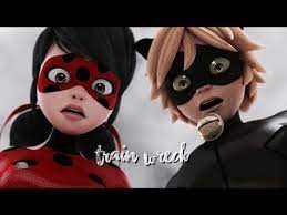 Ladybug Chat Noir Train Wreck Youtube Train Wreck Ladybug And Chat Noir Chat Noir