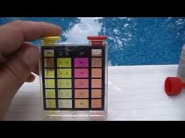 how to test swimming pool water chlorine and ph level with test kit