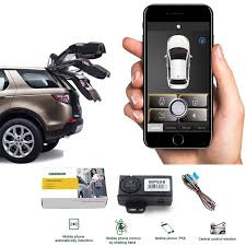 Smart Key Car Alarm System Pke Keyless Entry Car Door Lock Automatic Trunk Opening Smartphone Control Easy To Install Mp686 Burglar Alarm Aliexpress