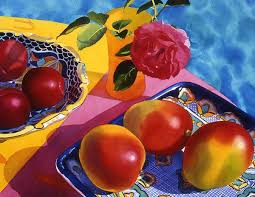 The Delicacy And The Strength Of Watercolor We Love You Ms Nava Grunfeld Watercolor Fruit Still Life Art Painting Still Life