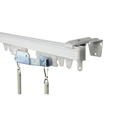 Rod Desyne 72 In Commercial Wall Ceiling Track Kit Tk6w Ceiling Curtain Track Floor To Ceiling Curtains Ceiling Curtains