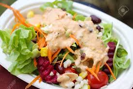 Maybe you would like to learn more about one of these? Mixed Vegetable Salad With Salad Dressing Healthy Food Stock Photo Picture And Royalty Free Image Image 118844762