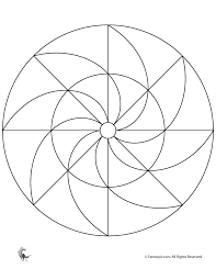 Fantasy Jr Easy Printable Mandala Mandalas For Kids Simple Mandala Mandala Art