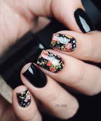 ¡olvídate de los arreglos de mesa! Mejores 80 Disenos De Unas Decoradas Color Negro
