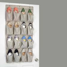 Range Chaussures A Suspendre En Tissu 16 Poches Rangement Chaussures Rangement Rangement Tissu