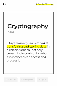 Crypto Glossary Cryptography Definition What Is Cryptography Proof Of Work Traceitgreen In 2021 What Is Cryptography Cryptography Glossary