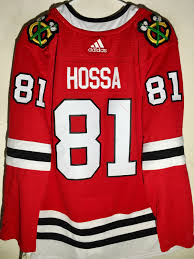 details about adidas authentic nhl adizero jersey chicago blackhawks marian hossa red sz 42