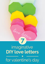 Use a pencil to write the word love on a colorful sheet of paper. 7 Imaginative Diy Love Letters For Valentine S Day Coupons Com