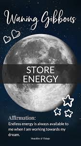 Waning Gibbous Moon Affirmation Moon Spells Moon Phases Moon