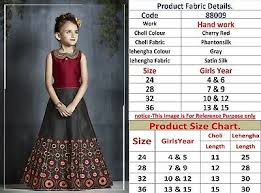 Latest Kids Lehenga Choli Dress Indian Girls Designer Skirt