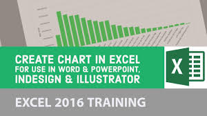 create chart in excel for use in word powerpoint indesign illustrator excel 2016 21 24