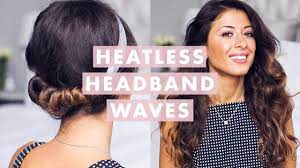 Just a headband and some beauty rest to achieve these curls. Heatless Headband Waves Youtube