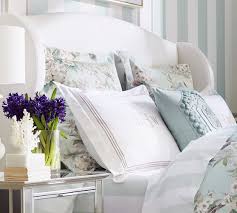 Dg casa argo tufted upholstered panel storage bed, queen in platinum fabric. Raleigh Wingback Upholstered Bed Pottery Barn