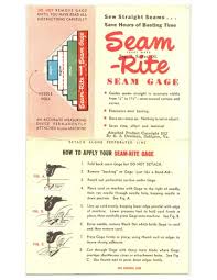 Seam Rite Seam Gage : The Sew-Rite Corporation : Free Download, Borrow, and  Streaming : Internet Archive