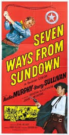 Оди мерфи, барри салливан, джон макинтайр и др. Seven Ways From Sundown 1960 Movie Posters