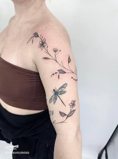Fine Line Vine Wrap Tattoo Ideas: Floral & Greenery Designs