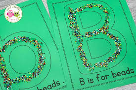 Present and display the poster and distribute the coloring page or handwriting . Free List 200 Materials For Preschool Letter Activities And Collages Early Learning Ideas
