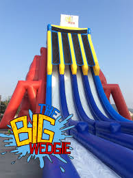 Welcome To The Big Wedgie The Big Wedgie Inflatable Water Slide Blow Up Water Slide Water Slide Bounce House