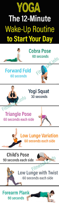 12 minute yoga in the morning. Yoga The 12 Minute Wake Up Routine To Start Your Day Fitness Yoga Health Morning Squat Beauty Diy Trening