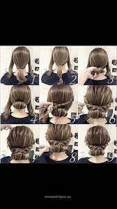 It's hard to imagine any hairstyle looking so simple and so stylish as the humble bun. Superb Easy Updo For Medium Length Hair The Post Easy Updo For Medium Length Hair Appeared First On Emme Medium Hair Styles Long Hair Styles Short Hair Styles