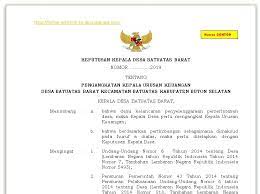 Surat keputusan ini di berikan kepada yang bersangkutan untuk dapat dipergunakan sebagaimana mestinya. Contoh Format Sk Kaur Kepala Urusan Keuangan Terbaru Format Administrasi Desa