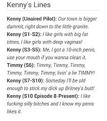 Kenny S Line S In The Intro Song South Park Characters South Park Intro