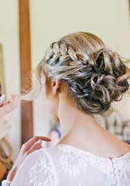 Rustic Elegant Outdoor Wedding At Devine Ranch Wedding Hair Up Hair Up Styles Summer Wedding Hairstyles