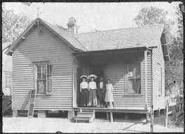 Chapman, kansas 1917 tudor revival. Unnamed African American Family Poses For A Photograph On The Porch Of A Dallas Home 1910 Dallas Untold