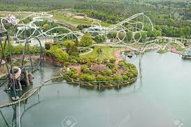 Theme park in germany, europe. Germany Heide Park Resort In Soltau View From The Observation Stock Photo Picture And Royalty Free Image Image 41770380