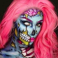 Welcome to zombie daily, the place where more of the very latest zombie art to be created on my drawing table, sees the light of day! 21 Halloween Makeup Designs To Die For Halloween Makeup Inspiration Pop Art Zombie Zombie Makeup
