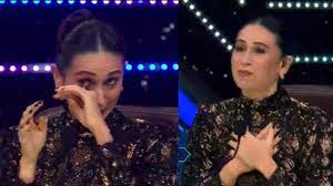 Karisma Kapoor, filling in for Shilpa Shetty, cries on Super Dancer 4 sets.  Heres why - Hindustan Times