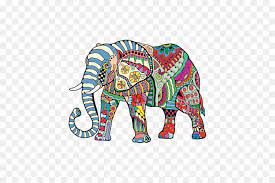 Gambar ini cocok diwarnai oleh anak anak terutama anak usia dini dan taman kanak kanak. Mandala Gambar Gajah Asia Gambar Png