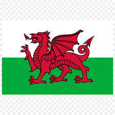 The flag of wales (y ddraig goch, meaning 'the red dragon') consists of a red dragon passant on a green and white field. Uels Flag Uelsa Flag