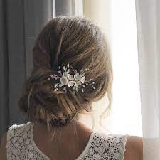 Small Flower Bridal Hairpins Opal Rhinestone Bridesmaid Hair Etsy Bridesmaid Hair Pieces Wedding Hair Pins Bridal Hair Pins