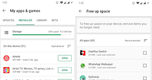 Just read the rest of this post to learn how. Google Play S New Feature Shows Available Storage Helps Delete Unused Apps 91mobiles Com