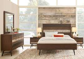 Midtown Loft Brown 5 Pc King Panel Bedroom Bedroom Sets Queen Bedroom Panel King Bedroom Sets