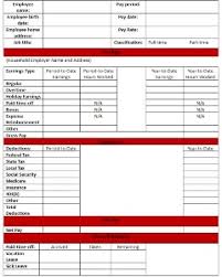 Different types of ways and the techniques are utilized in the companies to pay out the salaries to their employees; Free Pay Stub Template Tips Laws On What To Include