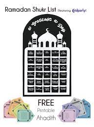 317 views · may 23. A Hadith A Day Free Ramadan Printable For A Gratitude Calendar Ayeina