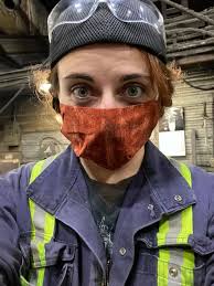 This came today. I decided if I was going to wear a mask, I would do it in  style!!