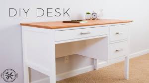The writing desk has a large workspace, which provides enough space to accommodate a computer, books, office files, and other everyday work essentials. Modern Diy Desk With Hidden Cable Management Youtube