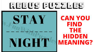 These puzzles are also called pictograms and often involve . Rebus Puzzles Fun Iq Games