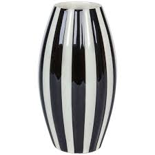 Black And White Striped Vase Historical Design I Velten Vordamm Keramik Bauhaus Ceramics Striped Vase Historical Design Bauhaus