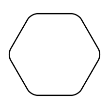 For a rougher hexagon, try using a round shape and a ruler to point your hand. Rounded Hexagon Shape Ad Aff Sponsored Shape Hexagon Rounded Hexagon Shape Hexagon Shapes