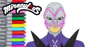 Nicks malvorlagen seite part 124. Miraculous Ladybug Coloring Book Hawk Moth Toy Caboodle Youtube